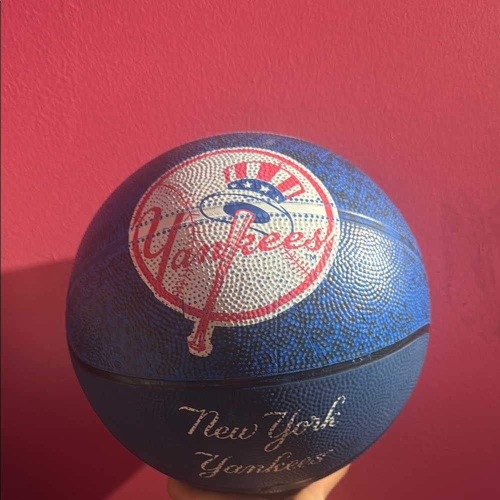 New York Yankees Blue Basketball
